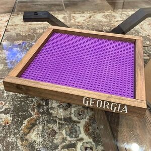Georgia personalized Lego workspace